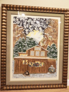 framed 'The Cabin' Original